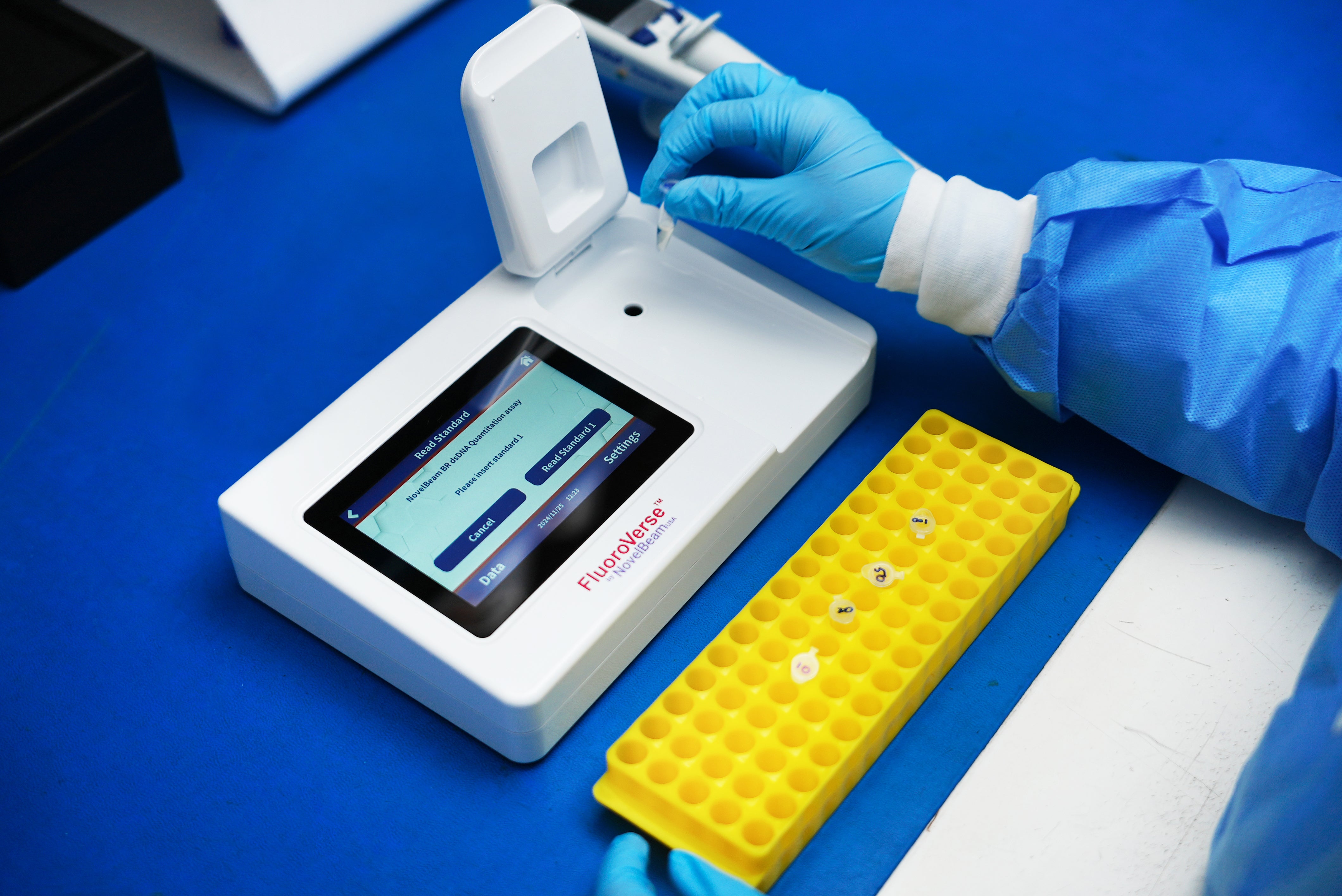 Fluorometer test 